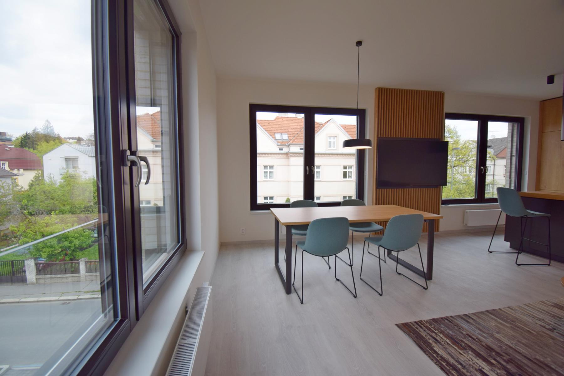 Luxusní bydlení v novém bytě 3+kk/L + 2 gar. st.,  projekt Silver Port, Praha 10 Strašnice, obrázek č. 1