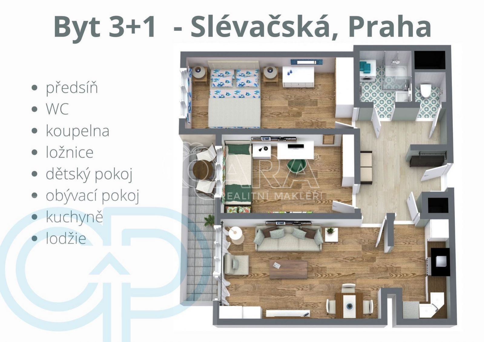 Prodej družstevního bytu 3+kk před rekonstrukcí v pražském Hloubětíně!, obrázek č. 3