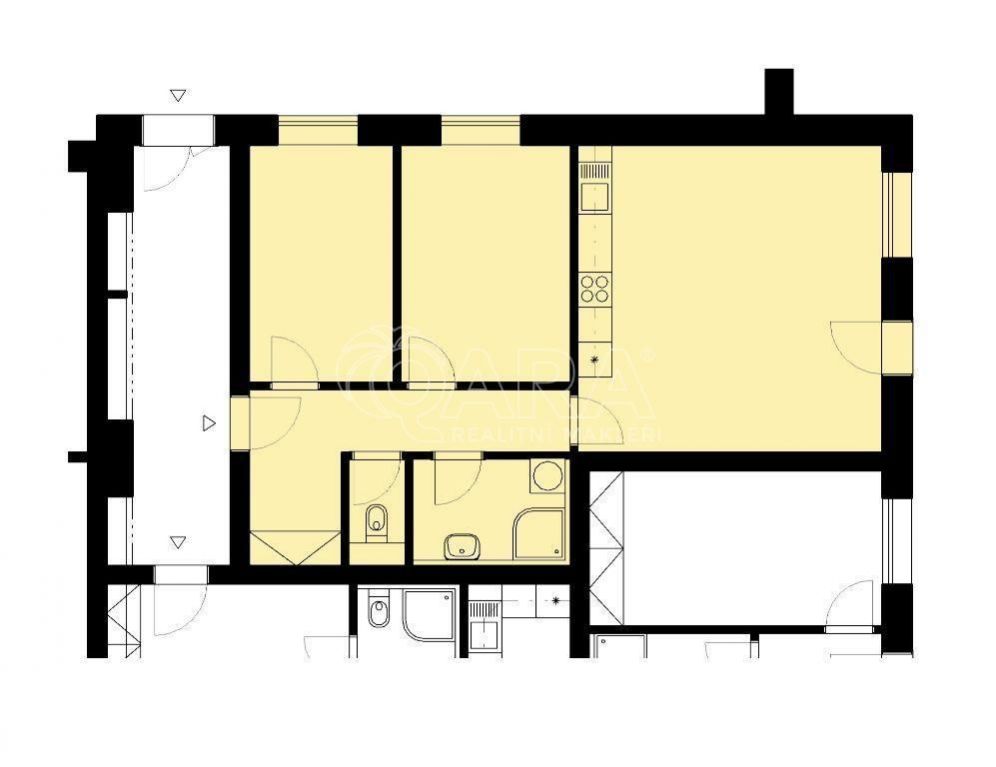 Pronájem byt 3+kk Čáslav 66 m2, obrázek č. 2