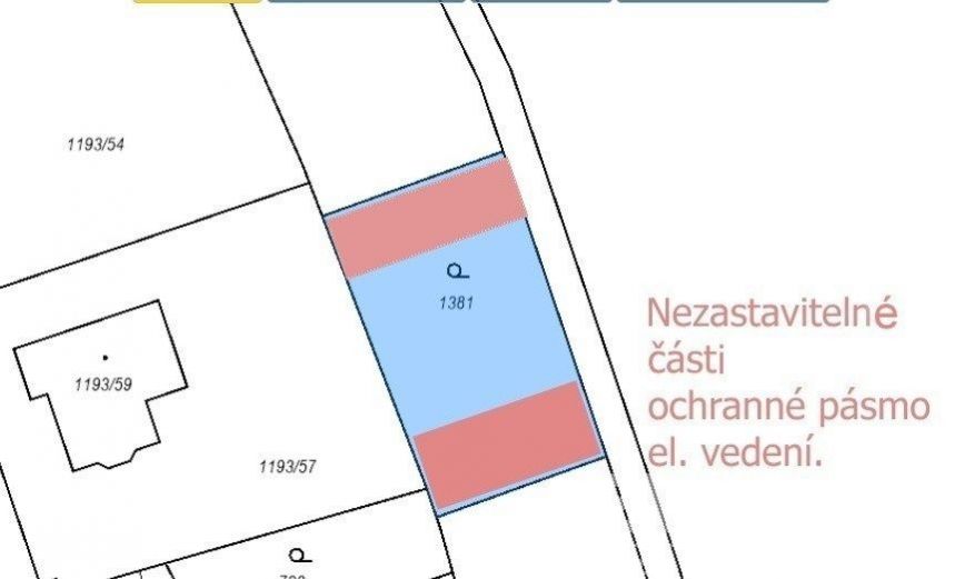 Prodej pozemku 850m2 v obci Hřebeč u Kladna., obrázek č. 3