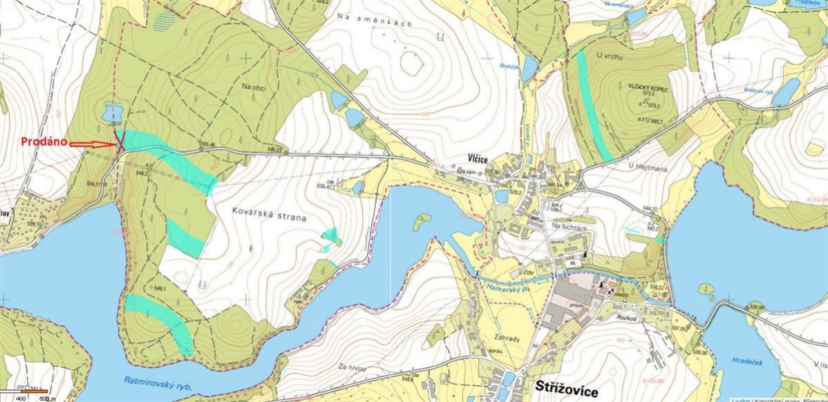 Lesní pozemky u obce Vlčice, obrázek č. 1