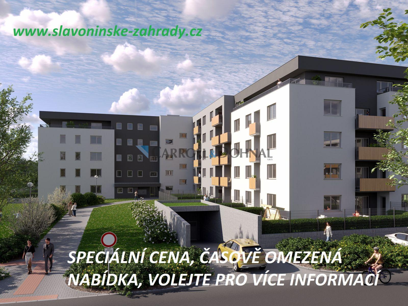 Prodej bytu v novostavbě 4+kk, 95,14 m2 s balkonem , Slavonínské zahrady- Loudova
