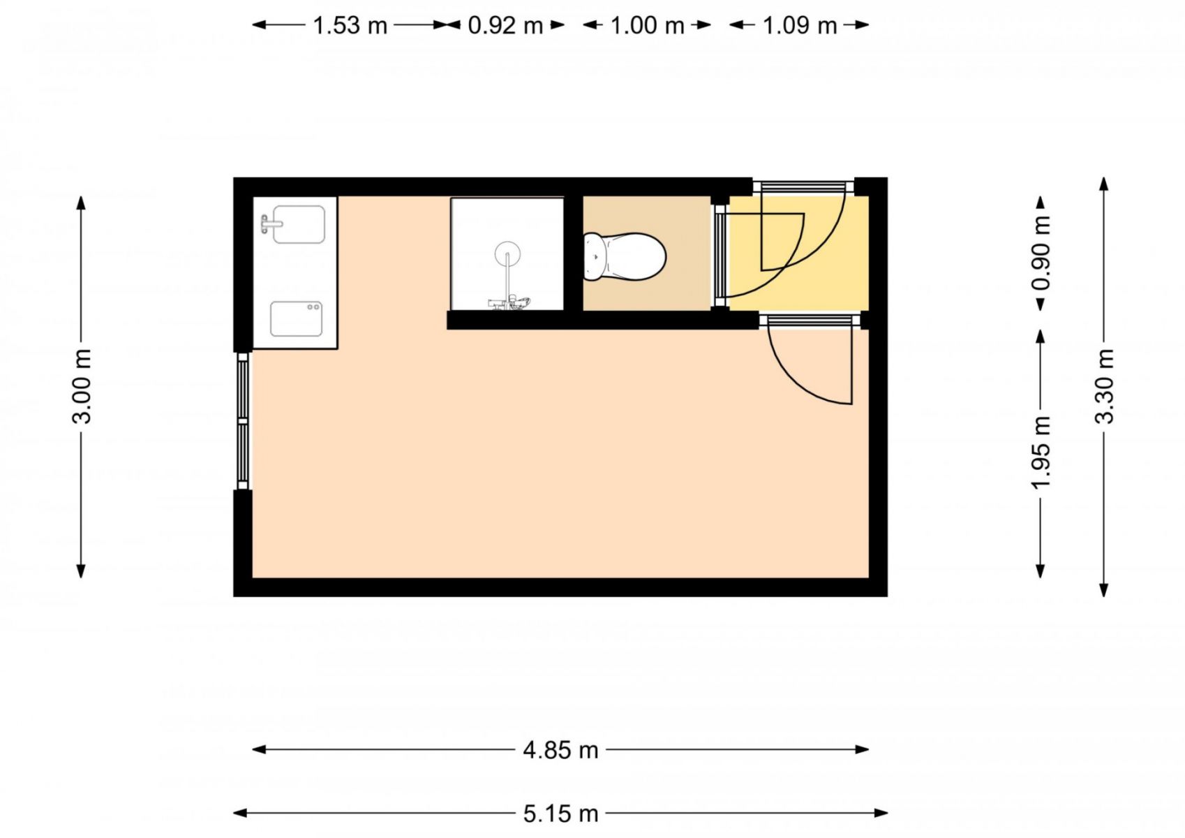 Pronájem bytu 1+kk, 21 m2, Praha 3 - Žižkov, Hartigova (dříve Koněvova), obrázek č. 2