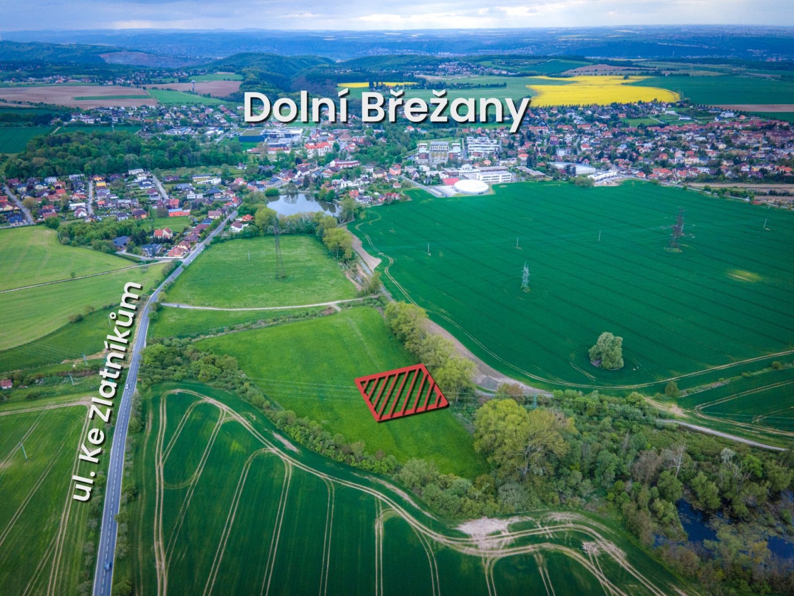 Prodej, Pozemky - trvalý travní porost,  2.032 m2 - Dolní Břežany, obrázek č. 3