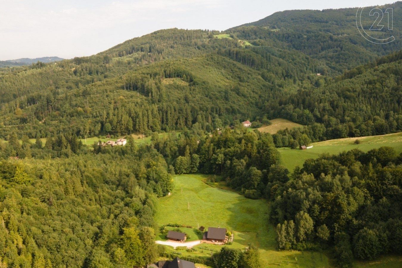 Prodej stavebního pozemku s vlastním lesem v obci Nýdek, obrázek č. 2