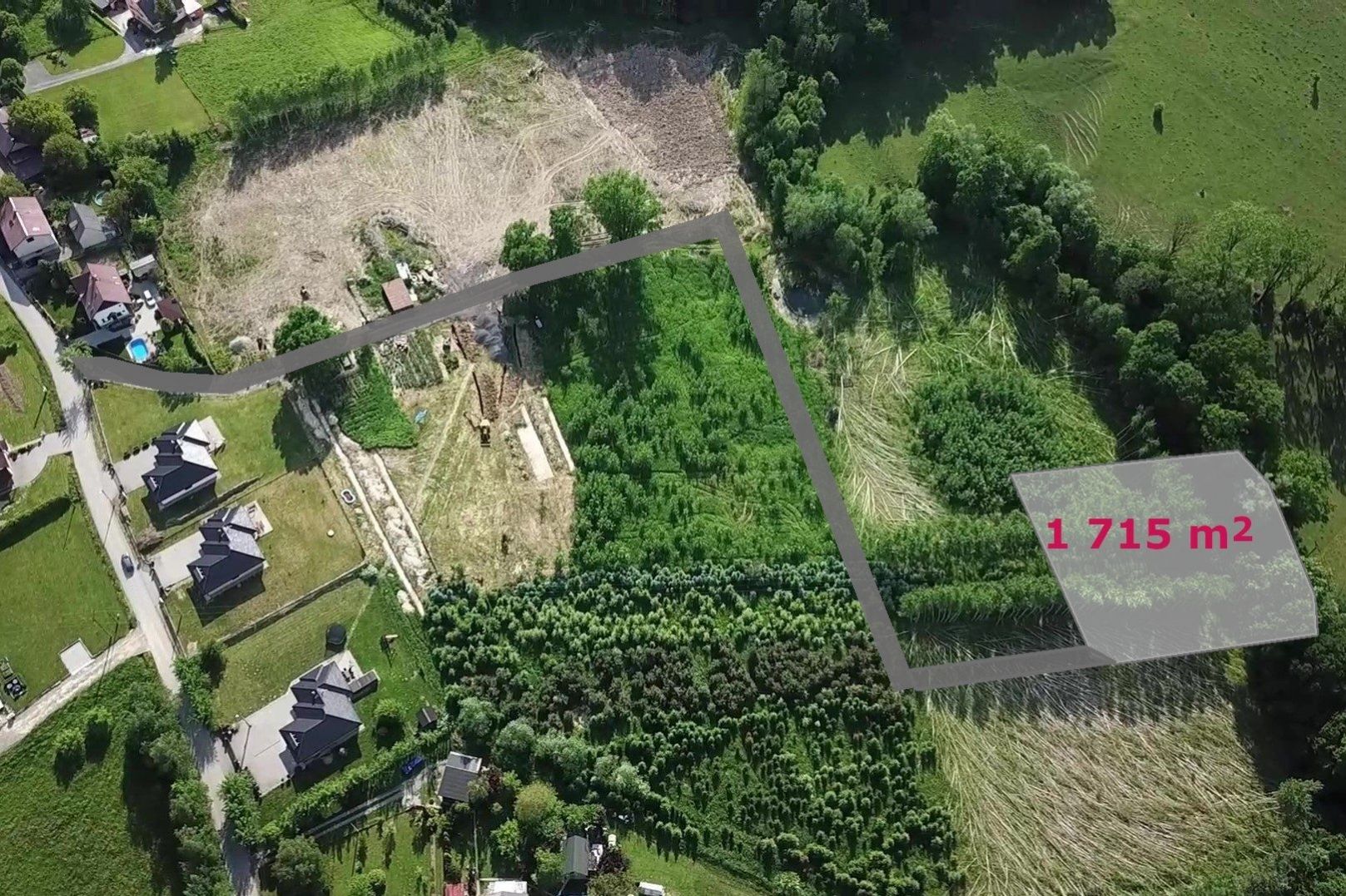 Prodej nestavebního pozemku, zahrady, 1 715 m2, Třinec - Nebory, obrázek č. 1