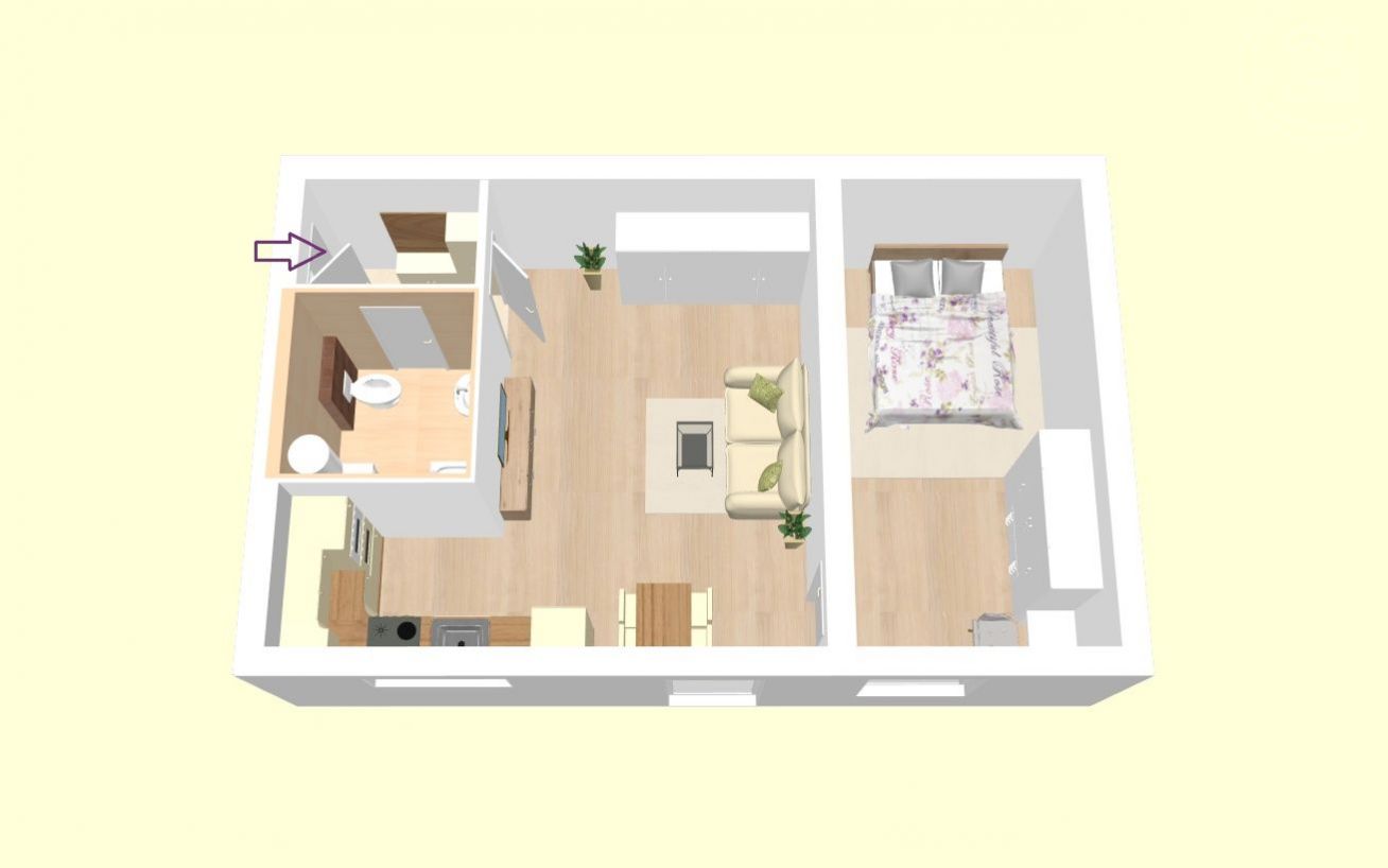 Prodej bytu 2+KK 44 m2, obrázek č. 3