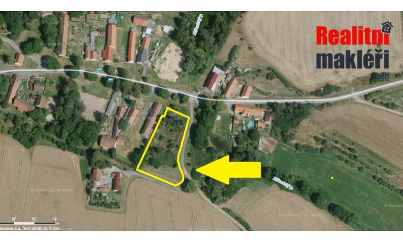 Prodej stavebního pozemku, obec Mířovice