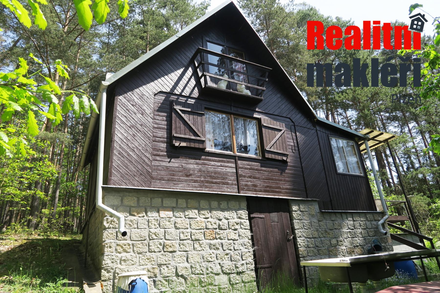 Prodej pěkné chaty u Hracholuské přehrady
