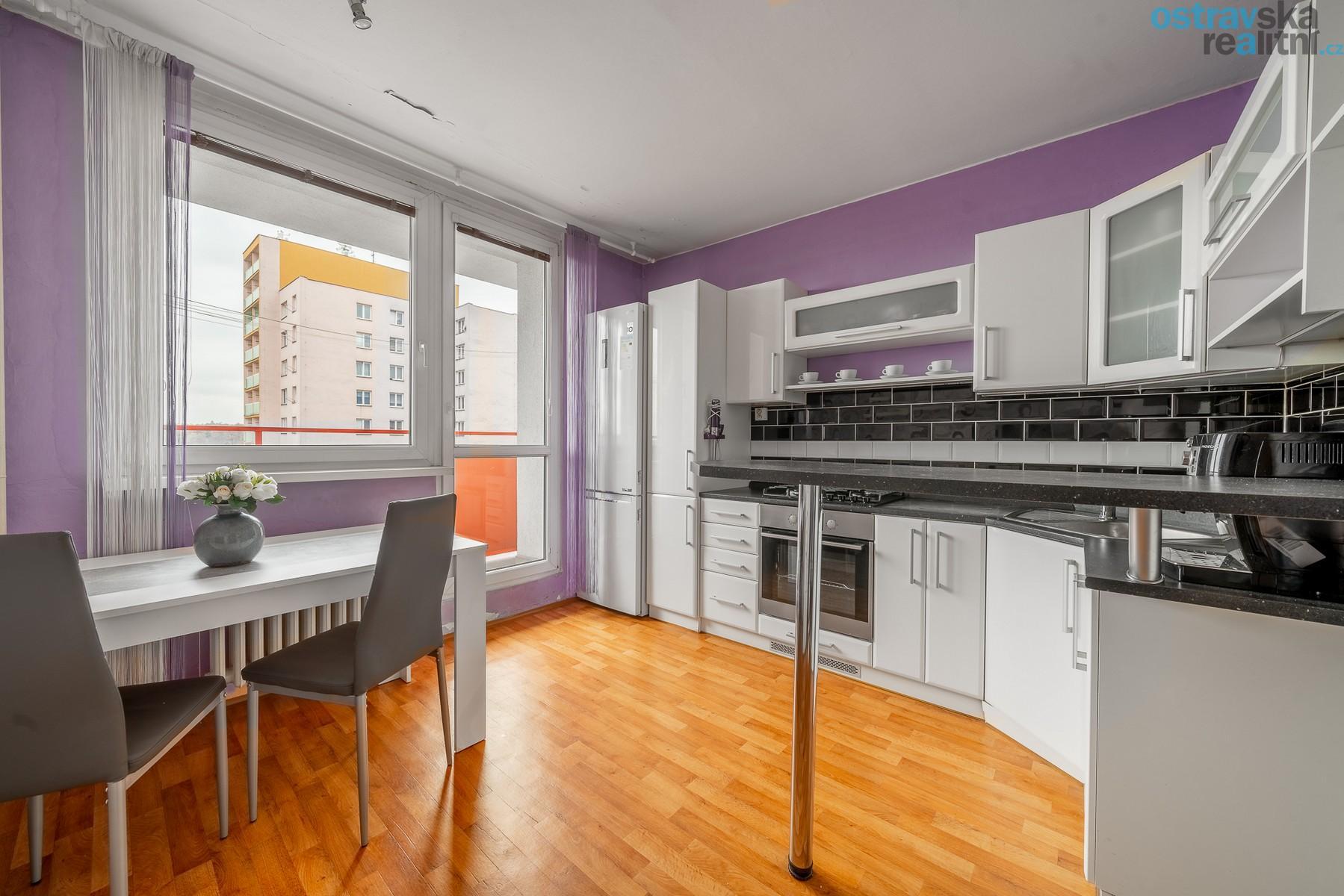 Prodej, byt 3+1 Ostrava - Dubina, ul. Zdeňka Bára, balkón, 68 m2