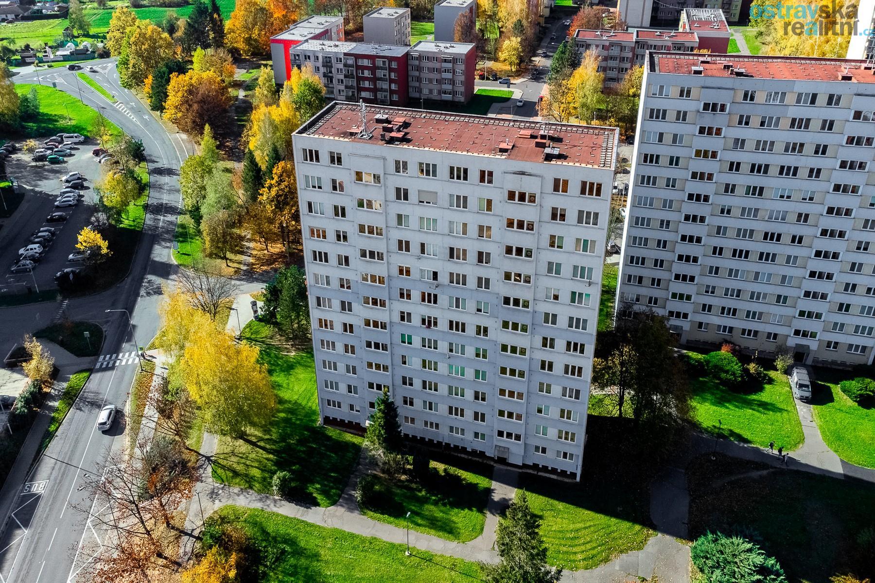 Prodej, byt 1+1 s nádherným výhledem, Ostrava - Poruba, ul. Otakara Jeremiáše, 28 m2
