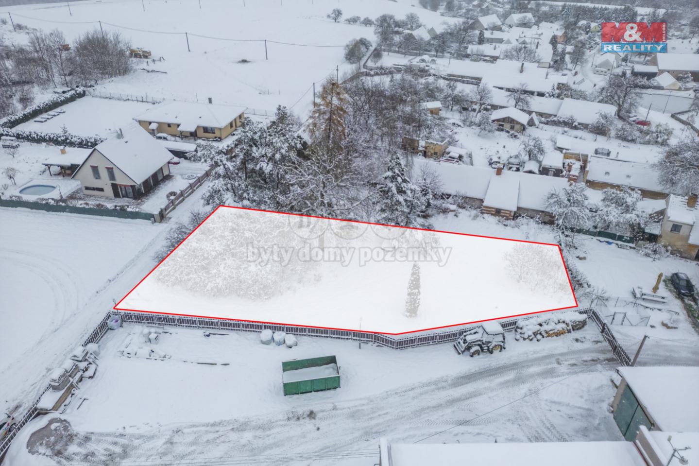 Prodej pozemku k bydlení, 1020 m, Obora u Kaznějova, obrázek č. 3