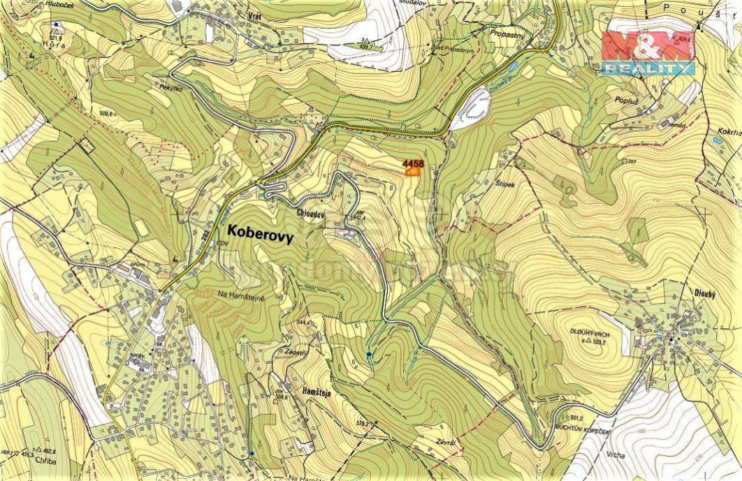 Prodej lesa a louky, 2693 m, Koberovy, obrázek č. 2