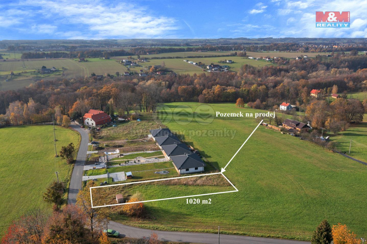 Prodej pozemku k bydlení, 1020 m, Horní Domaslavice, obrázek č. 2