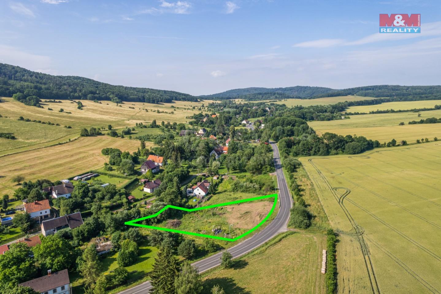 Prodej pozemku k bydlení, 2154 m, Heřmanice u Žandova, obrázek č. 2