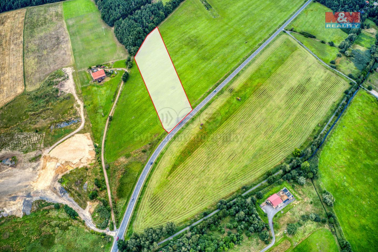 Prodej komerčního pozemku, 9925 m, Líně, ul. Plzeňská, obrázek č. 1