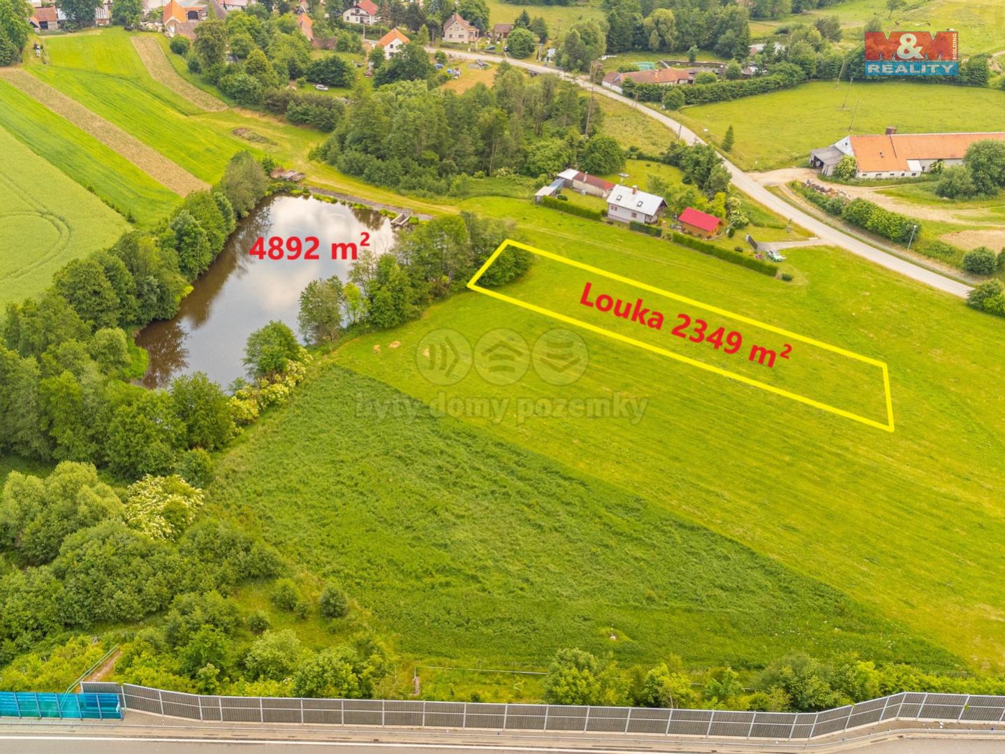 Prodej rybníku s pozemky, 8010 m, Mitrovice - Mezno., obrázek č. 3