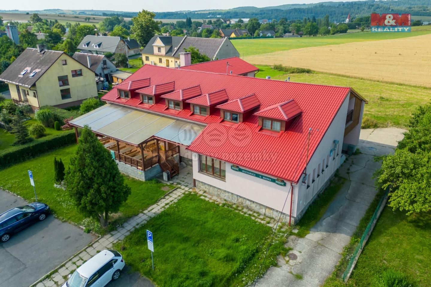 Prodej penzionu s restaurací, 800 m, Leskovec nad Moravicí, obrázek č. 1