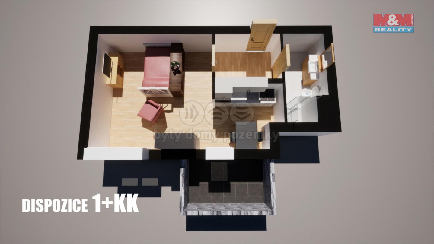 Prodej bytu 1+kk, 32 m, obrázek č. 1