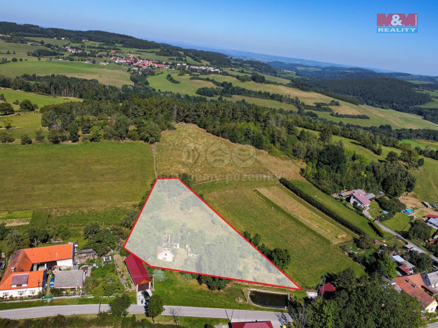 Prodej pozemku k bydlení, 3011 m, Nová Ves, obrázek č. 1