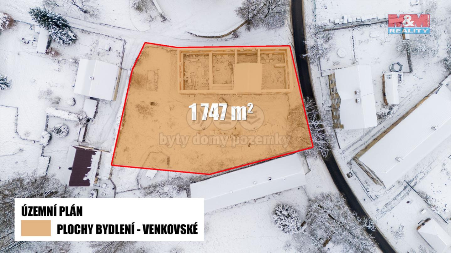 Prodej pozemku k bydlení, 1747 m, Drchlava, obrázek č. 3