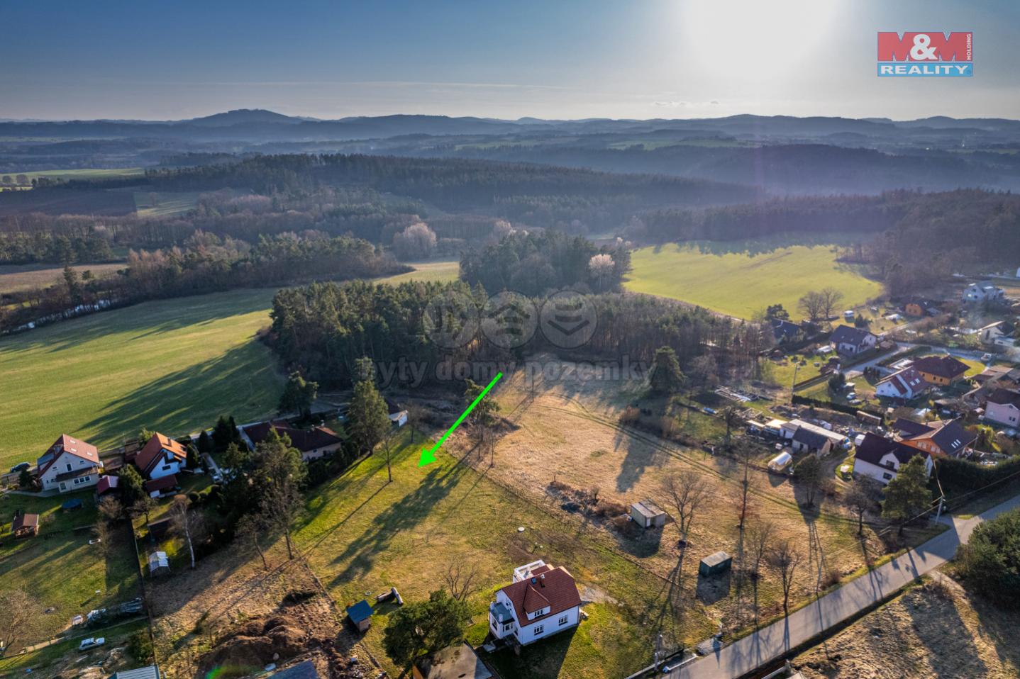 Prodej pozemku k bydlení, 1284 m, Bukovany, obrázek č. 2