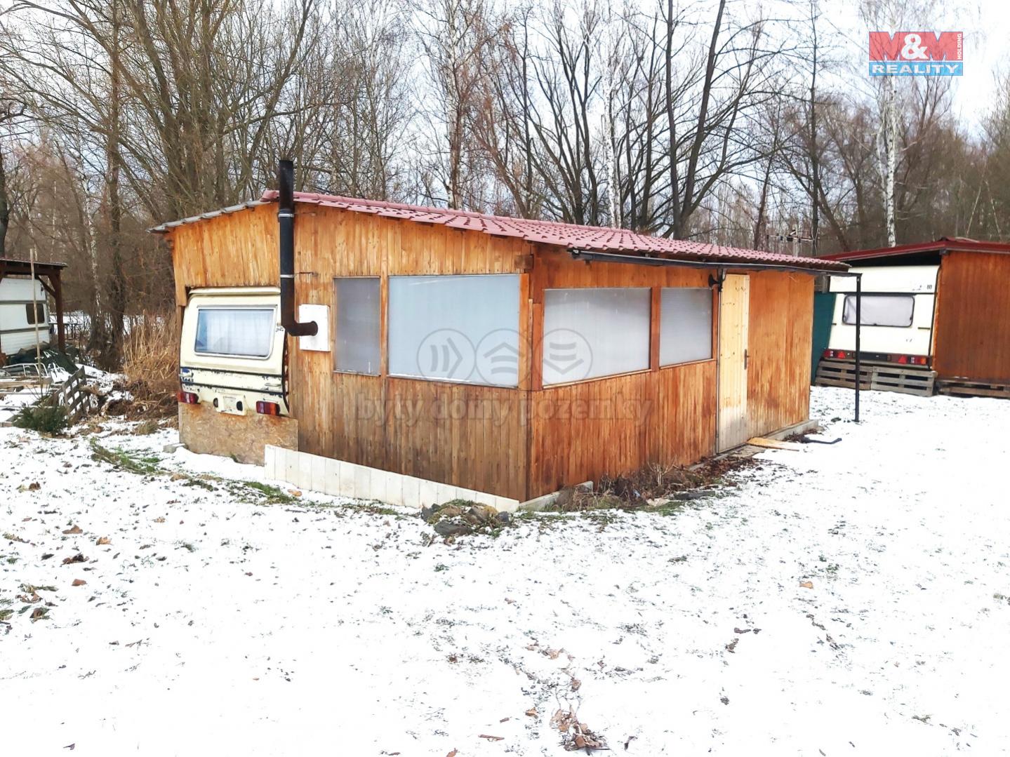 Prodej, karavan s dřevěnou přístavbou, Hradec u Kadaně, obrázek č. 1