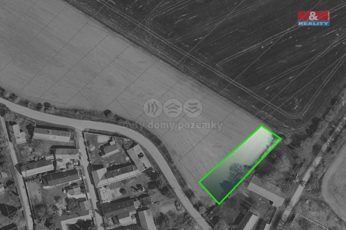 Prodej pozemku k bydlení, 1044 m, Starkoč, obrázek č. 2