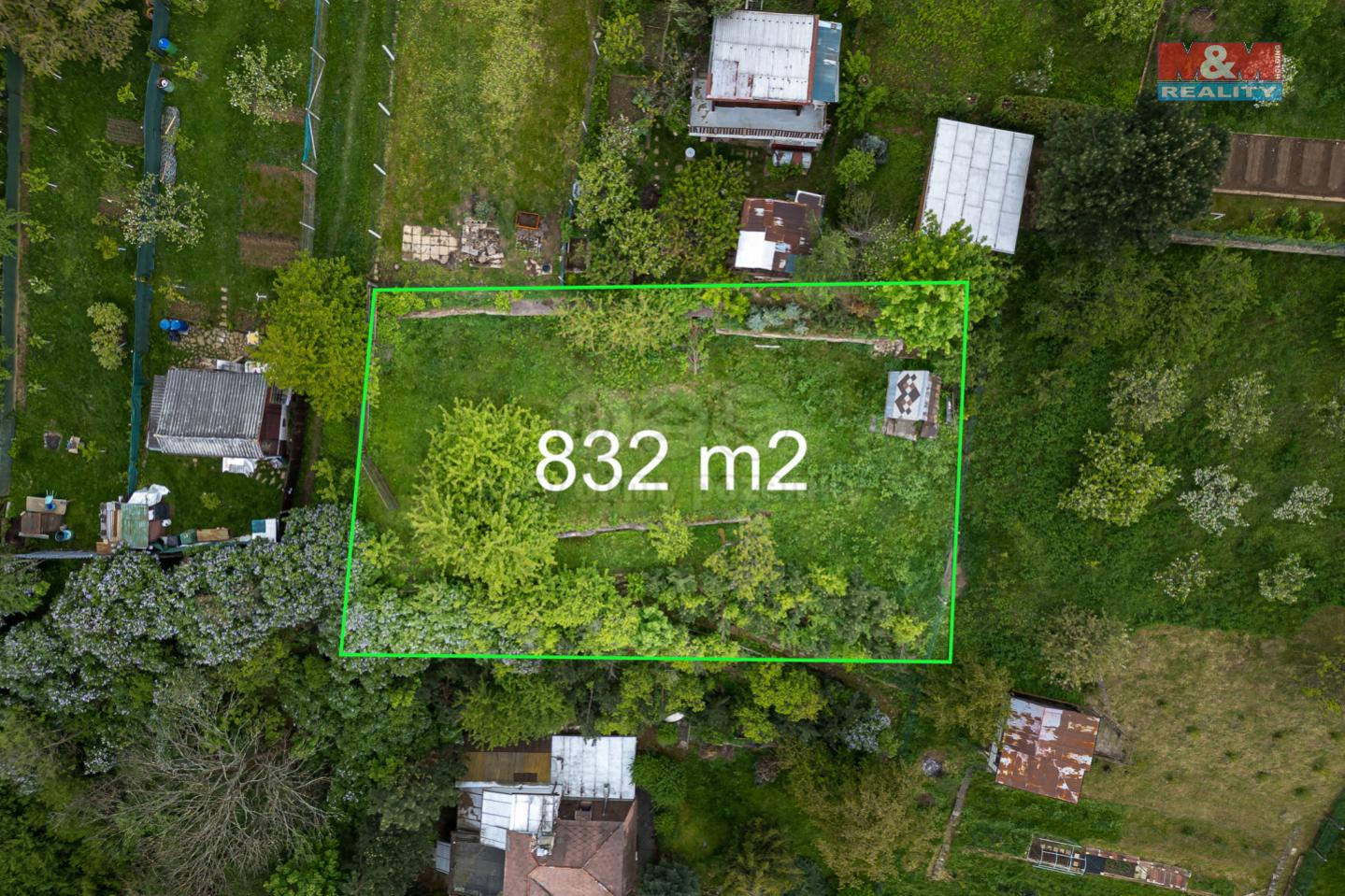 Prodej zahrady, 832 m, Šternberk, ul. Vinohradská, obrázek č. 2