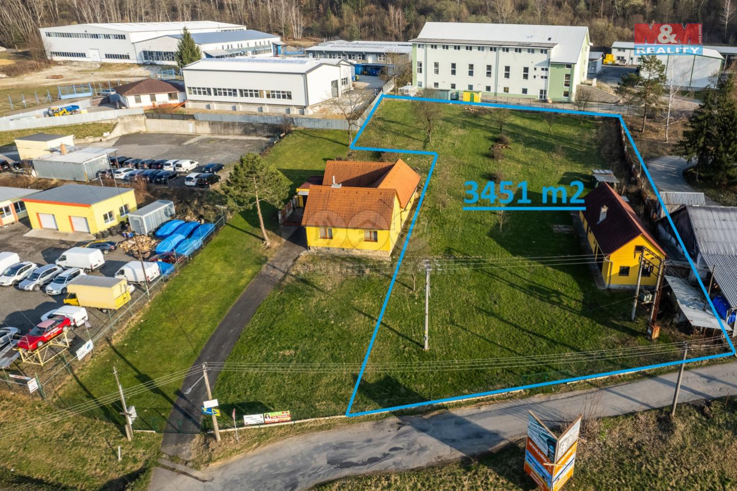 Prodej pozemku k bydlení, 3451 m, Vizovice, obrázek č. 1
