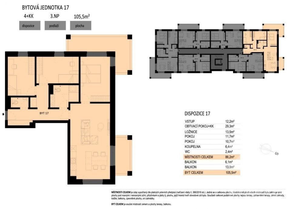 Prodej bytu 4+kk, 105,5 m2, Světlá nad Sázavou, obrázek č. 2