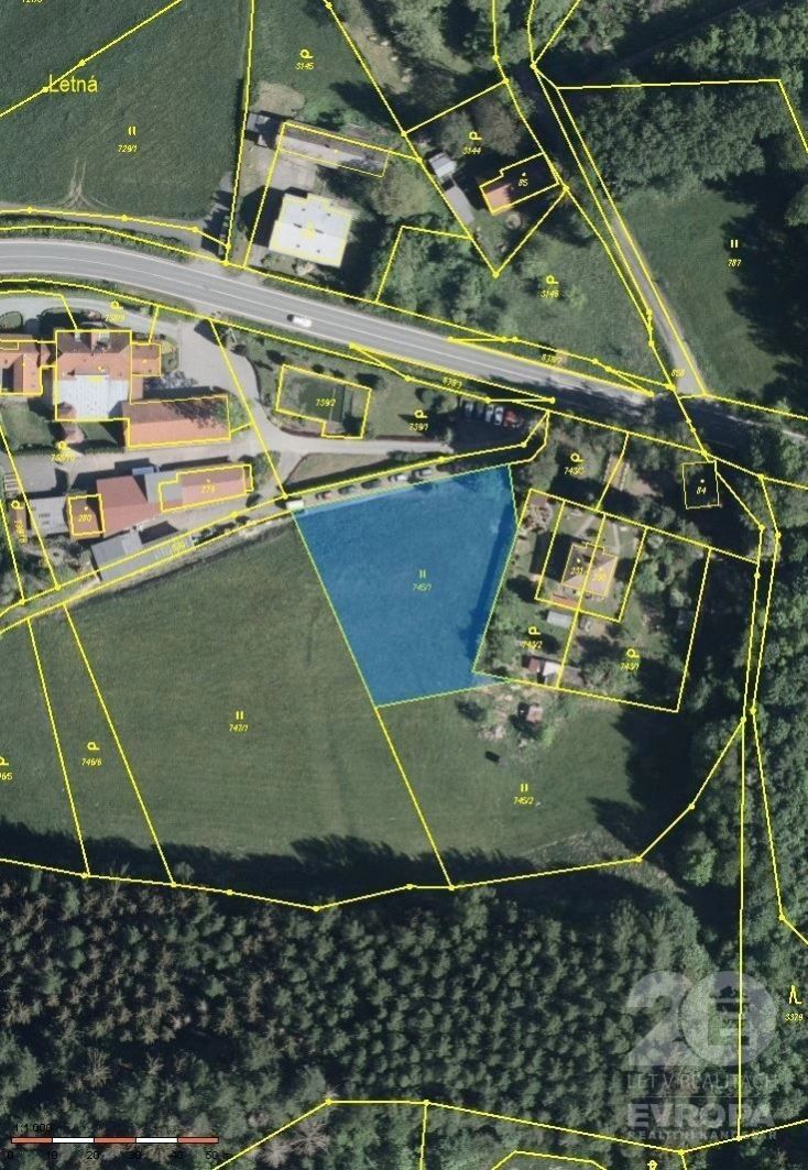 Prodej pozemku o rozloze 7535m2  v obci Peklo nad Zdobnicí., obrázek č. 3