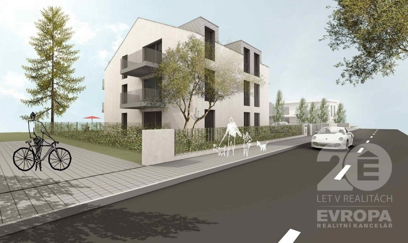 Prodej stavebního pozemku s projektem na výstavbu bytového domu - Praha - Slivenec, obrázek č. 1
