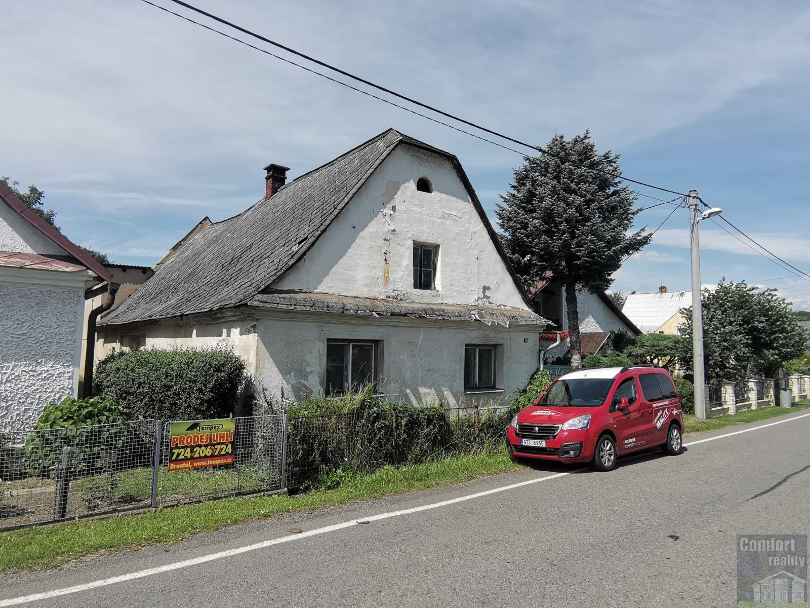 Prodej rodinného domu 2+1 se stodolou, okr. Bruntál, Horní Benešov, Luhy, obrázek č. 2