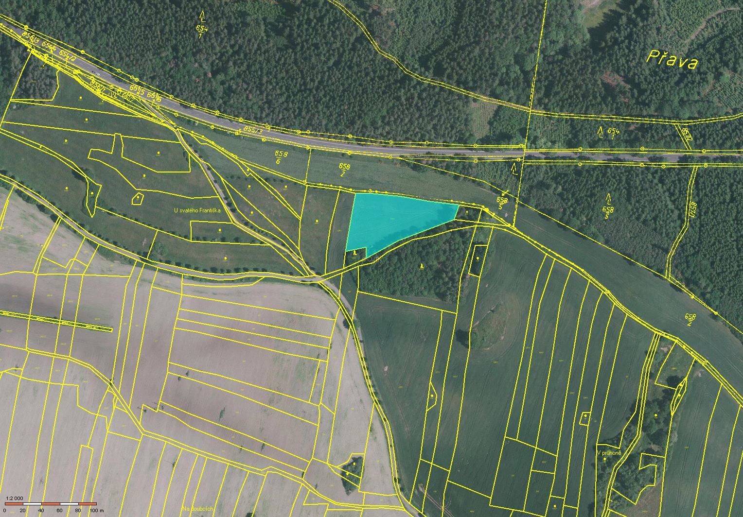 Prodej 3,98 ha půdy v k.ú. Probulov, obrázek č. 2
