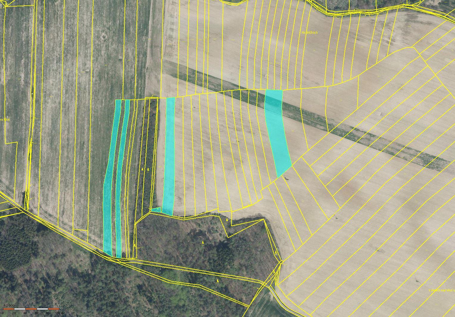 Prodej 3,66 ha půdy v k.ú. Kloušov, obrázek č. 2