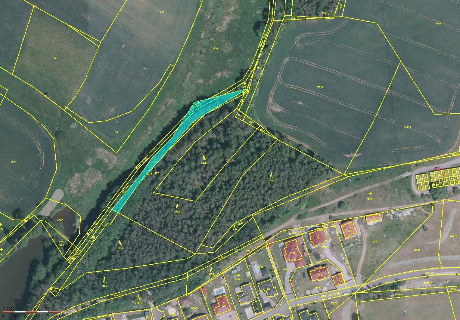 Prodej 1490 m2 půdy v k.ú. Radomyšl, obrázek č. 3