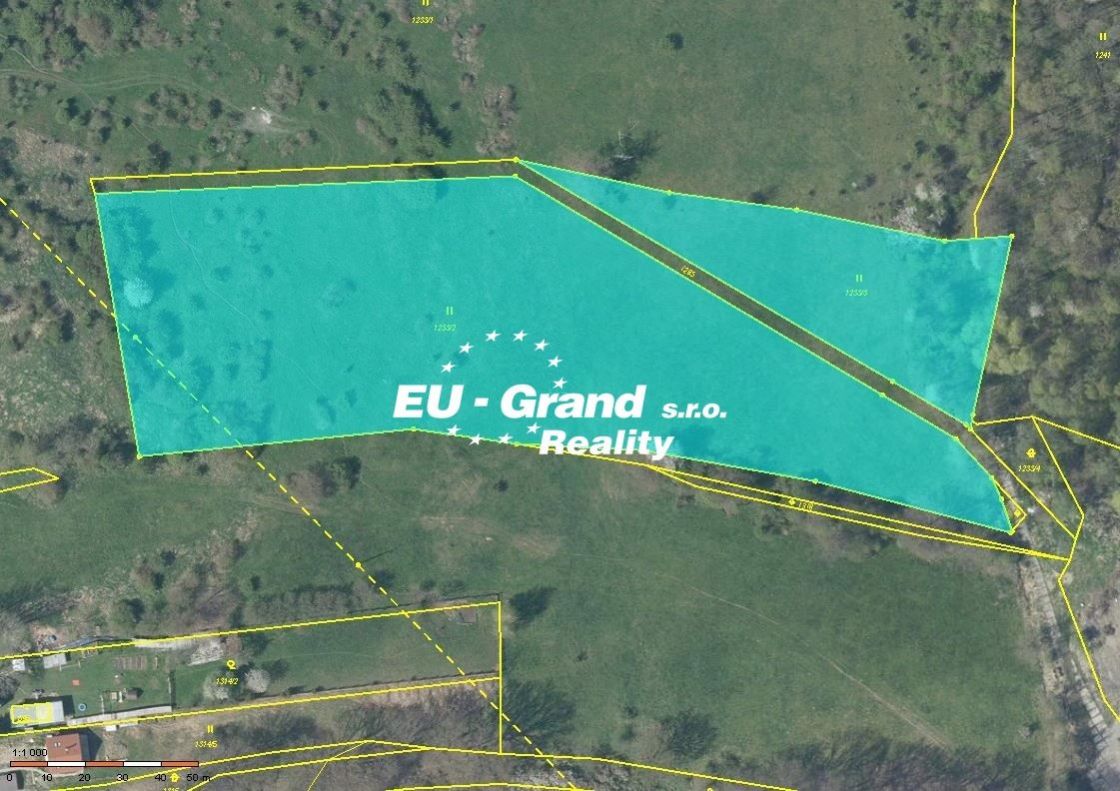 Prodej pozemků 39.540 m2- trvalý travní porost, orná půda a ostatní plocha Jílové - Martiněves, obrázek č. 2