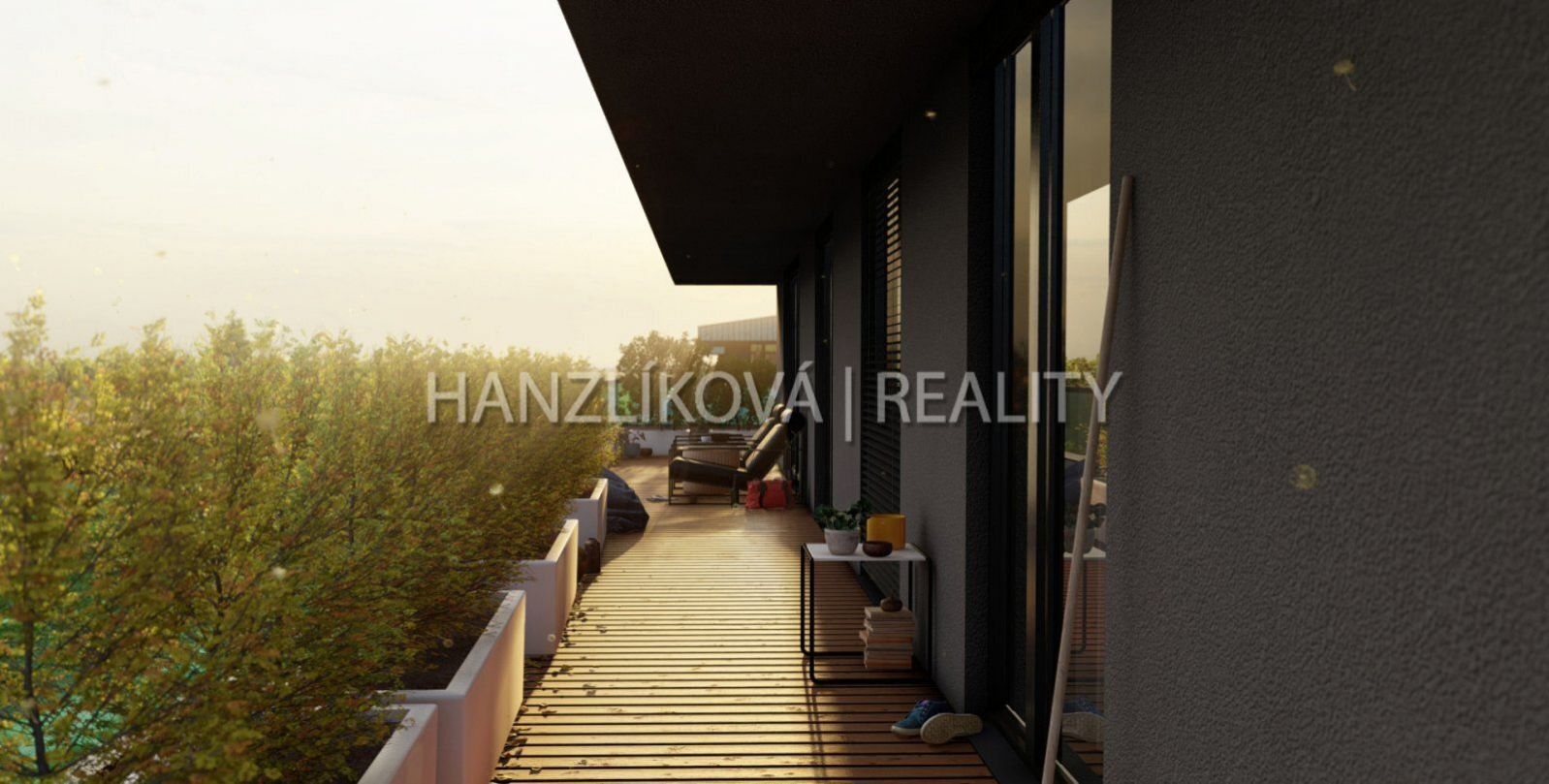 prodej bytu 2+kk s terasou a zahradou - 80 m2, byt A.1.4, terasy Branišovská, České Budějovice, obrázek č. 1