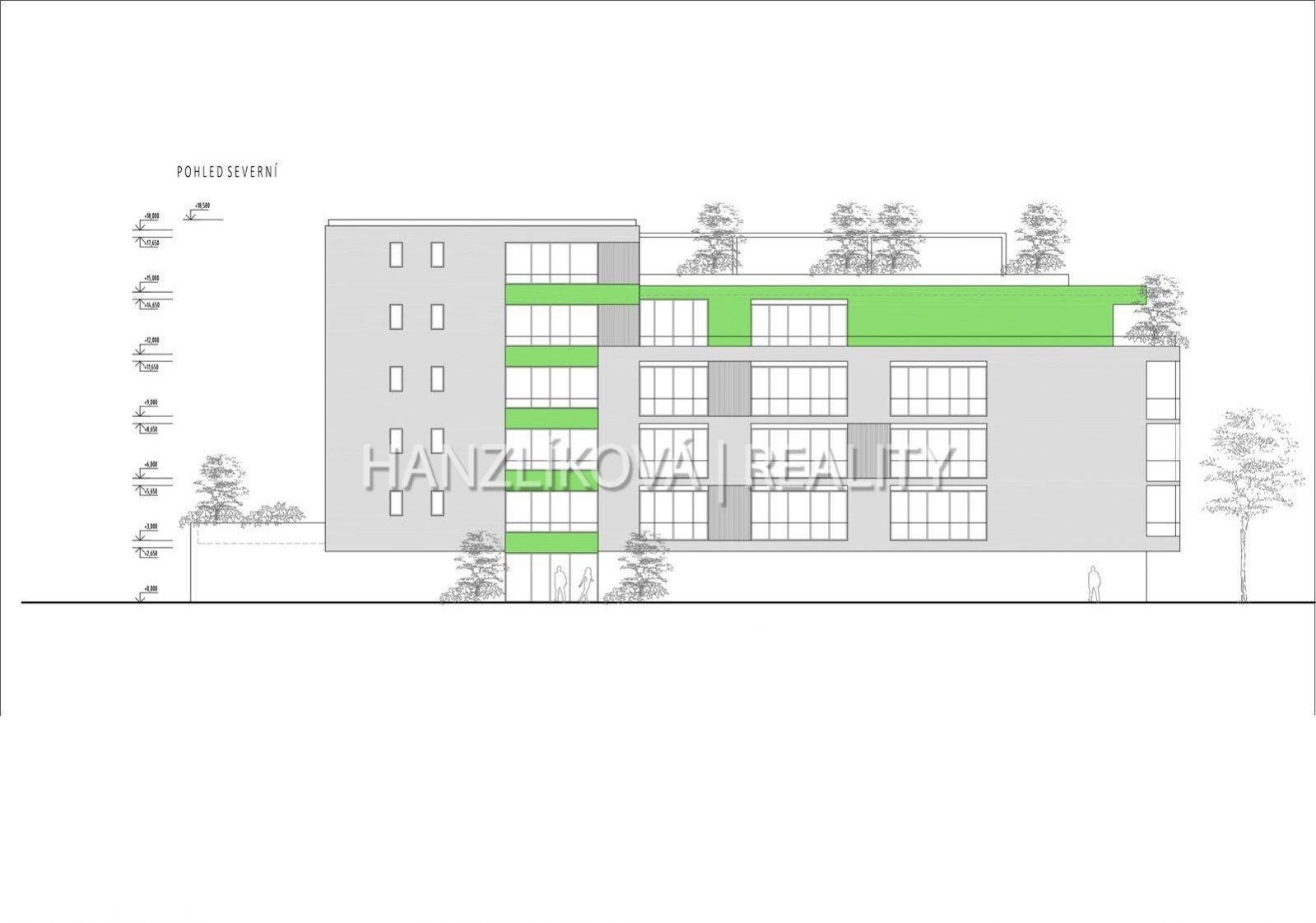 Prodej pozemku na stavbu developerského projektu bytového domu, centrum Českých Budějovic, obrázek č. 2