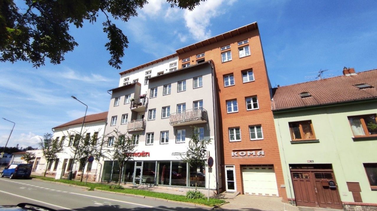 Prodej bytu 3+kk s terasou, osobní vlastnictví, 66,9 + 10,4 m2, 2. NP, širší centrum Benešova, obrázek č. 1