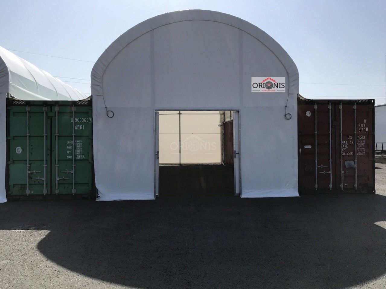 Pronájem plachtové skladovací haly + skladovací kontejner, 102 m2, Spořická Chomutov, obrázek č. 3