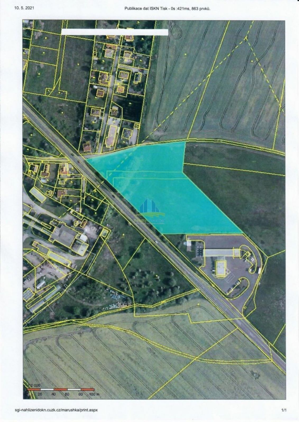 Komerční stavební pozemek 16.056m, Horní Lomany, Fr. Lázně na prodej, obrázek č. 2