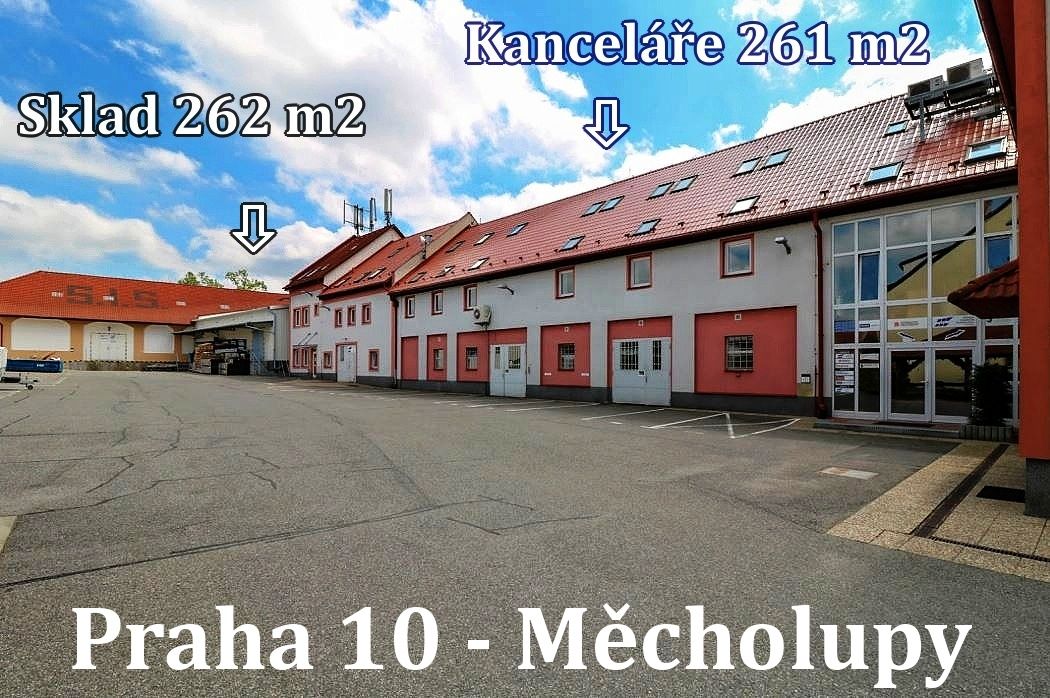 Nájem Kanceláří 261 m2 .a Skladu 262 m2, Praha 10 Měcholupy, obrázek č. 1