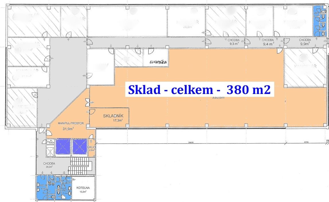 Sklad 380 m2, Praha 9  Horní Počernice, obrázek č. 3