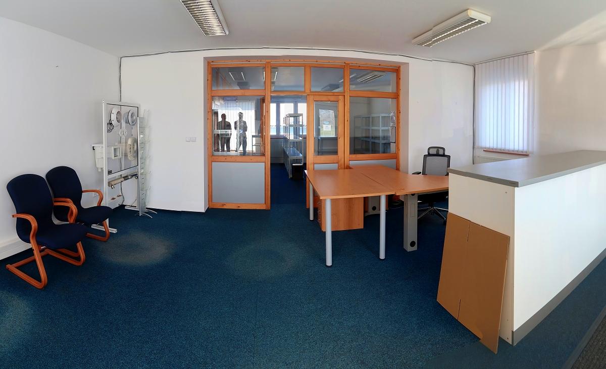 Moderní kanceláře,  kuchyňka, až  160 m2,  Osov u Hostomic