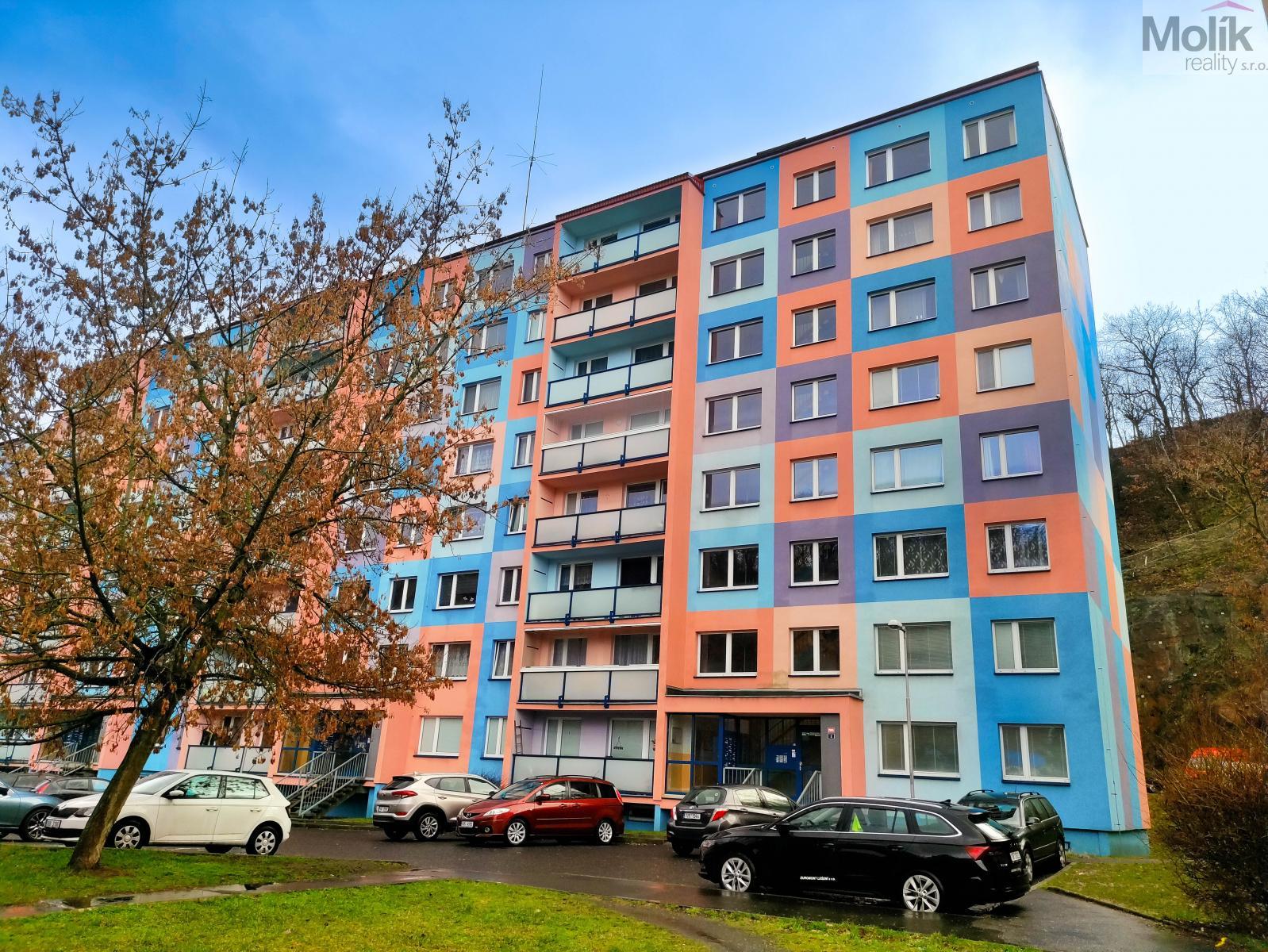 K prodeji družstevní byt 1+kk (33 m2) ulice Pražská 2986, Teplice- Prosetice.