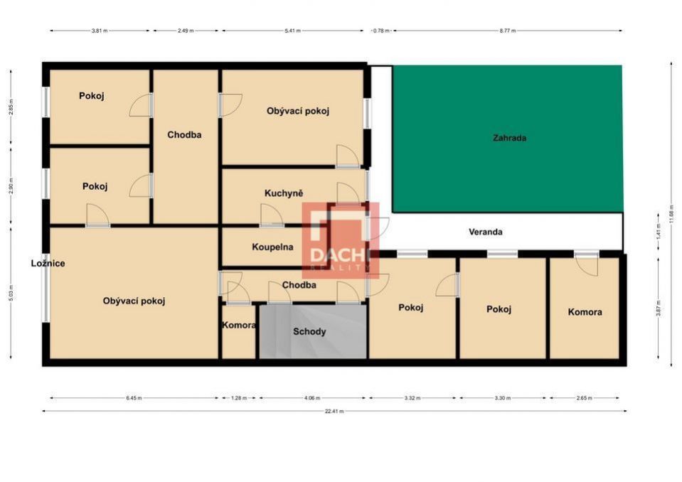 Prodej bytové jednotky 5+1 ,154 m2 , Lipník nad Bečvou, ulice Hvězdní, obrázek č. 2