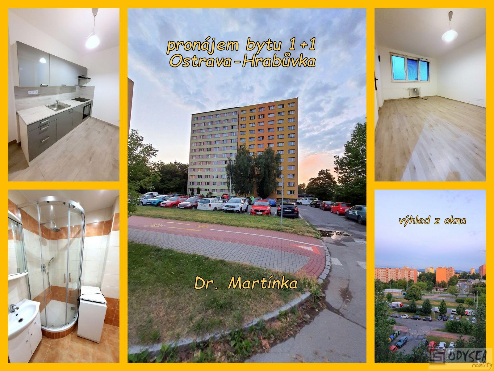 Pronájem bytu 1+1 Dr. Martínka, Ostrava - Hrabůvka