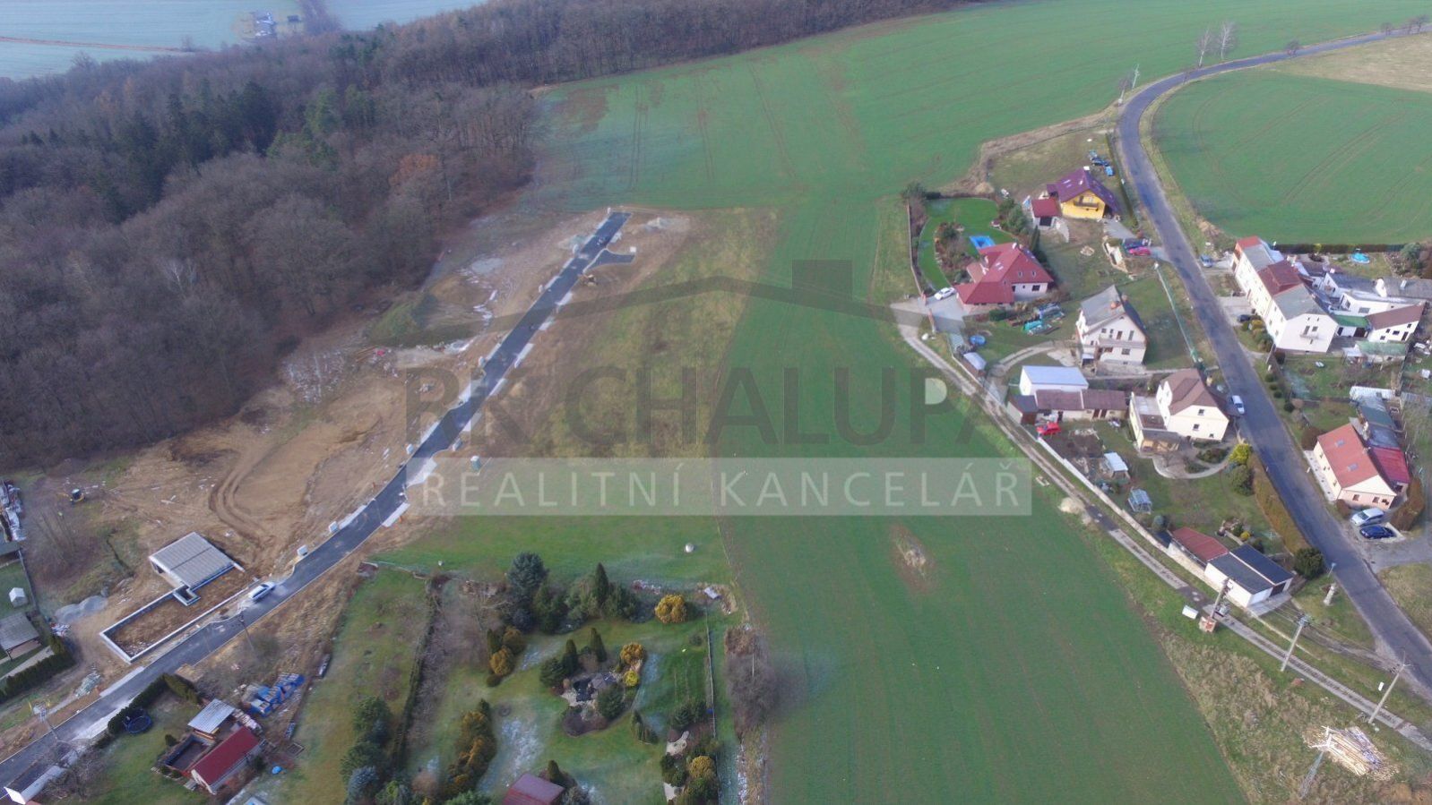 Prodej stavebního pozemku k zadání výstavby, výměra 941 m2, Hosín u Českých Budějovic